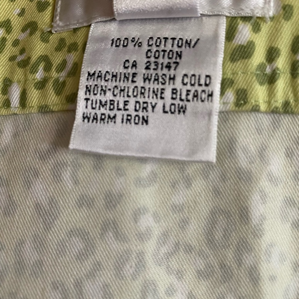 Talbots Size 16 Leopard Print Skirt A-Line - image 5